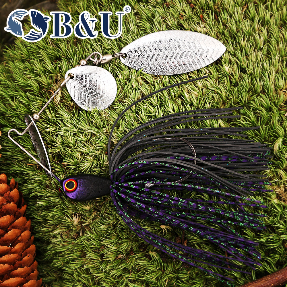 Fishing Lure Blade Bait - B&U Metal Blade Fishing Lure Spinnerbait
