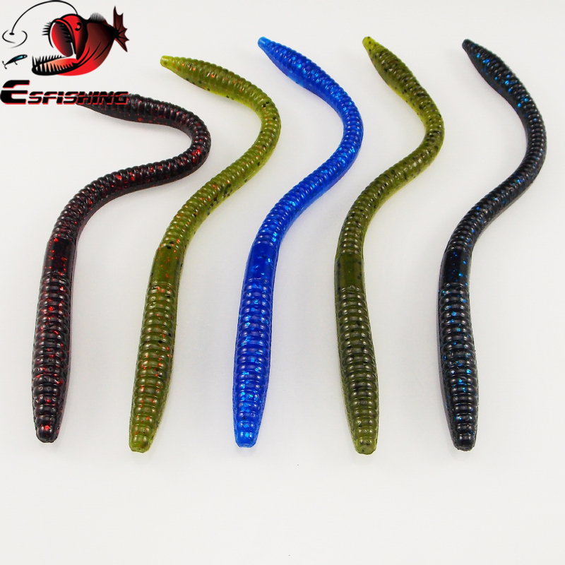 Fishing Lure Soft Plastic - Esfishing Silicone Soft Bait Trick Worm