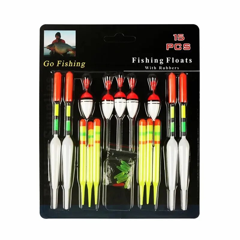 Fishing Lure Topwater - Fishing Float Set 15pc Professional Vertical