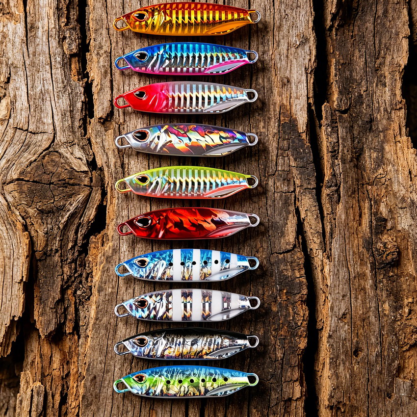 10Pcs Long Cast Metal Bait Spi - Fishing Lure Spinnerbait review and price