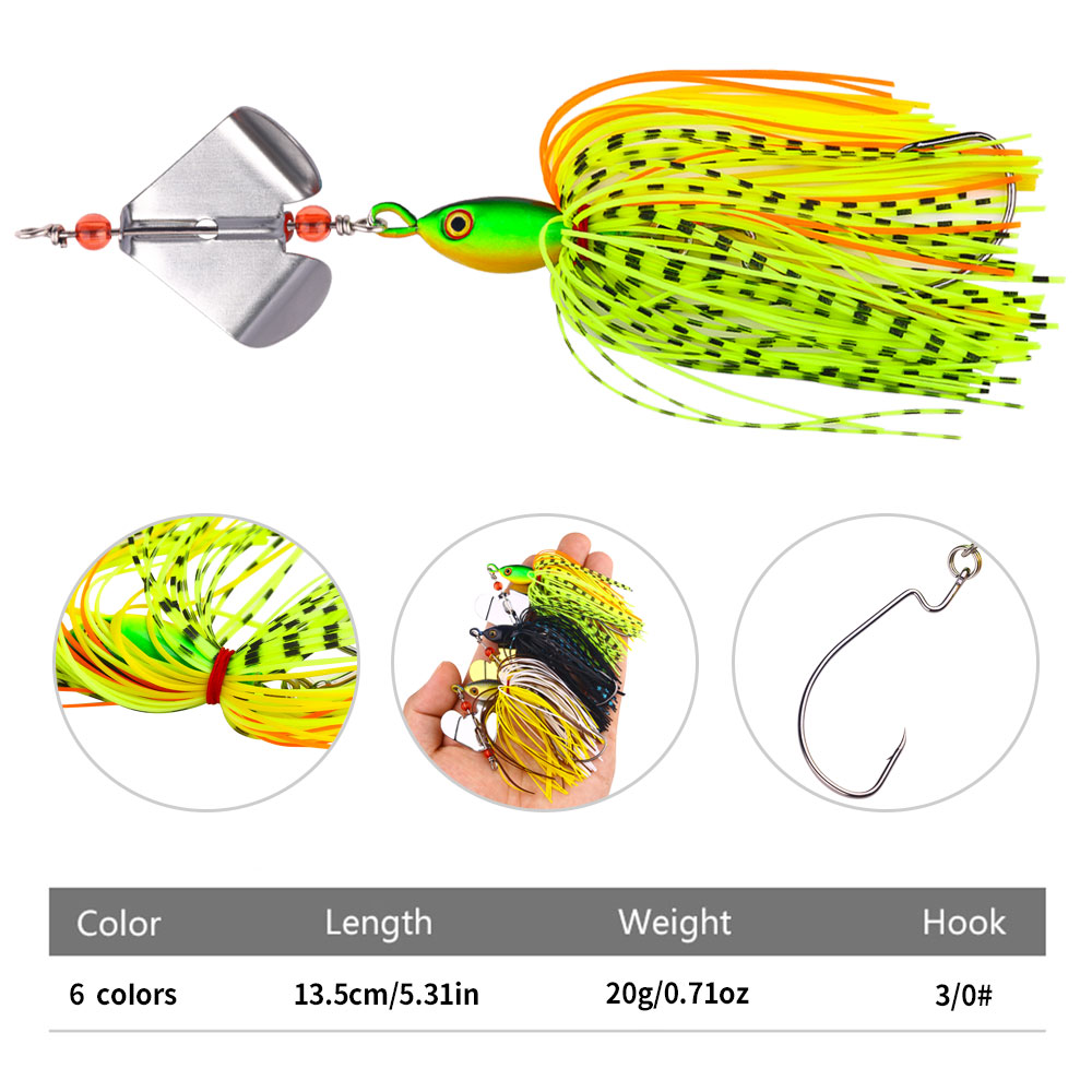 Buzzbait Fishing Lure with Rot - Fishing Lure Blade Bait review and price