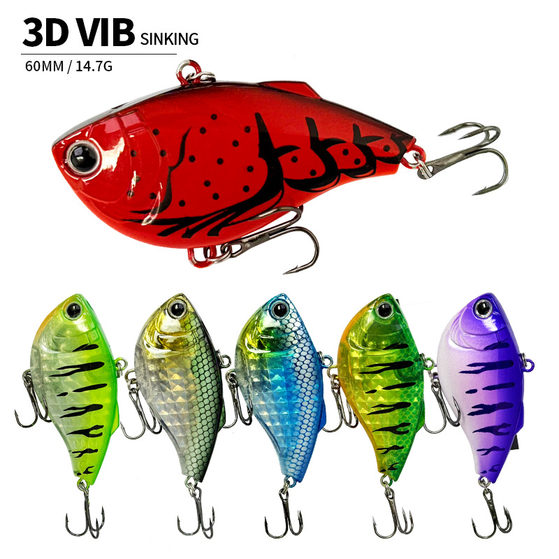 60mm 14.7g Sinking VIB Fishing - Fishing Lure Jerkbait review and price