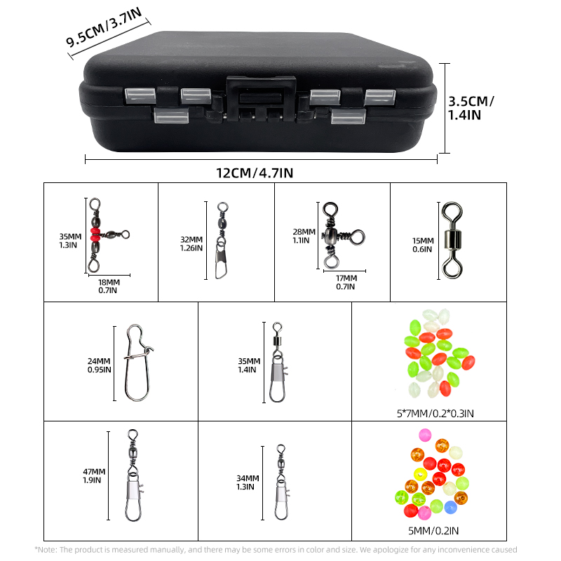 ShareShark 140Pcs fishing acce - Fishing Lure Box review and price