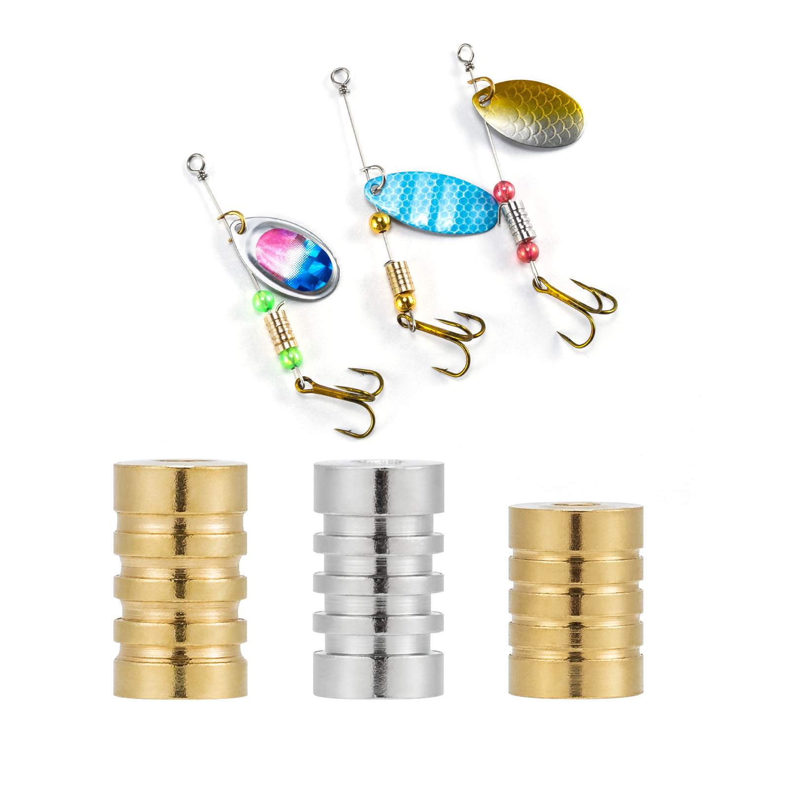 10PCS Fishing Spinner Bead Lur - Fishing Lure Spinnerbait review and price