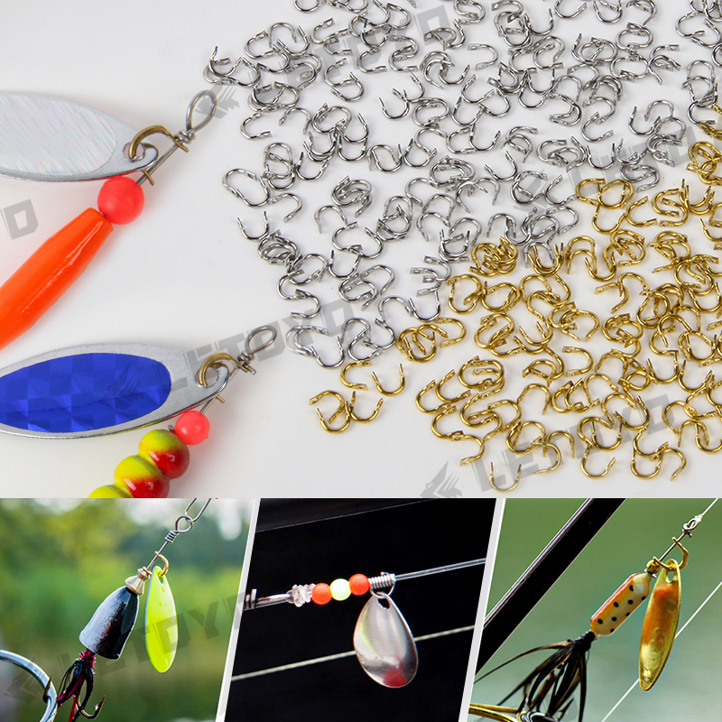LETOYO 100pcs Folded Clevises  - Fishing Lure Spinnerbait review and price