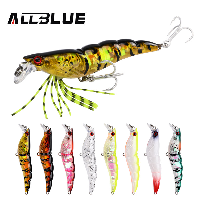 ALLBLUE 3D Flash Shrimp 70mm 7 - Fishing Lure Buzzbait review and price