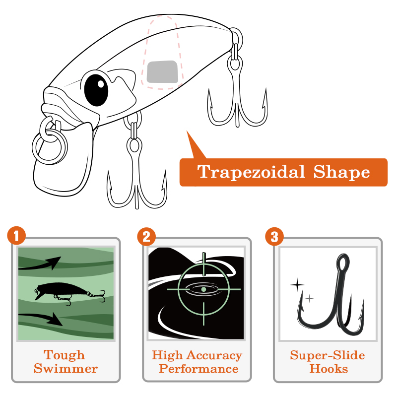 TSURINOUA 46S 46mm 5g Bait Fin - Fishing Lure Buzzbait review and price