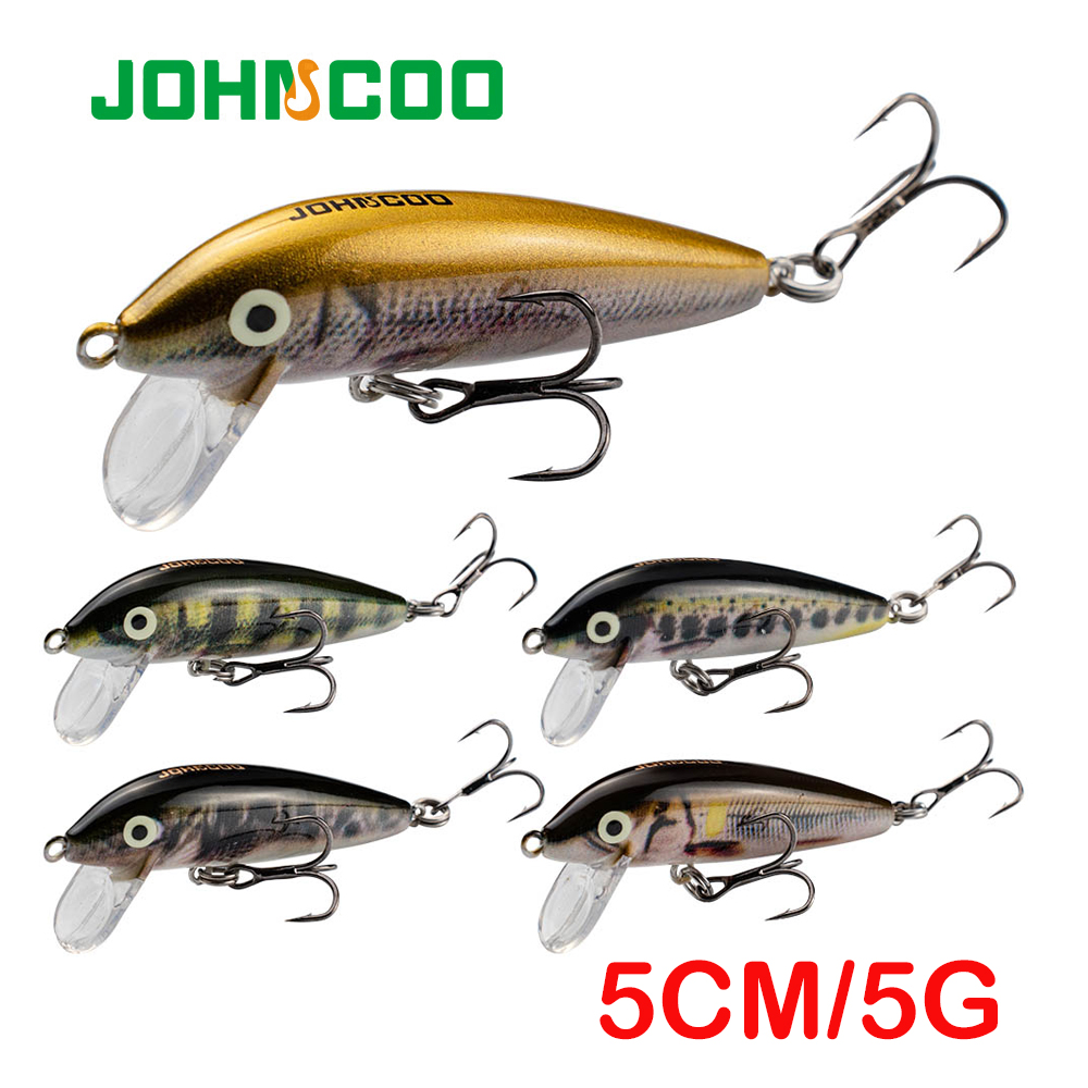 5cm 5g Sinking Minnow Wobblers - Fishing Lure Jerkbait review and price
