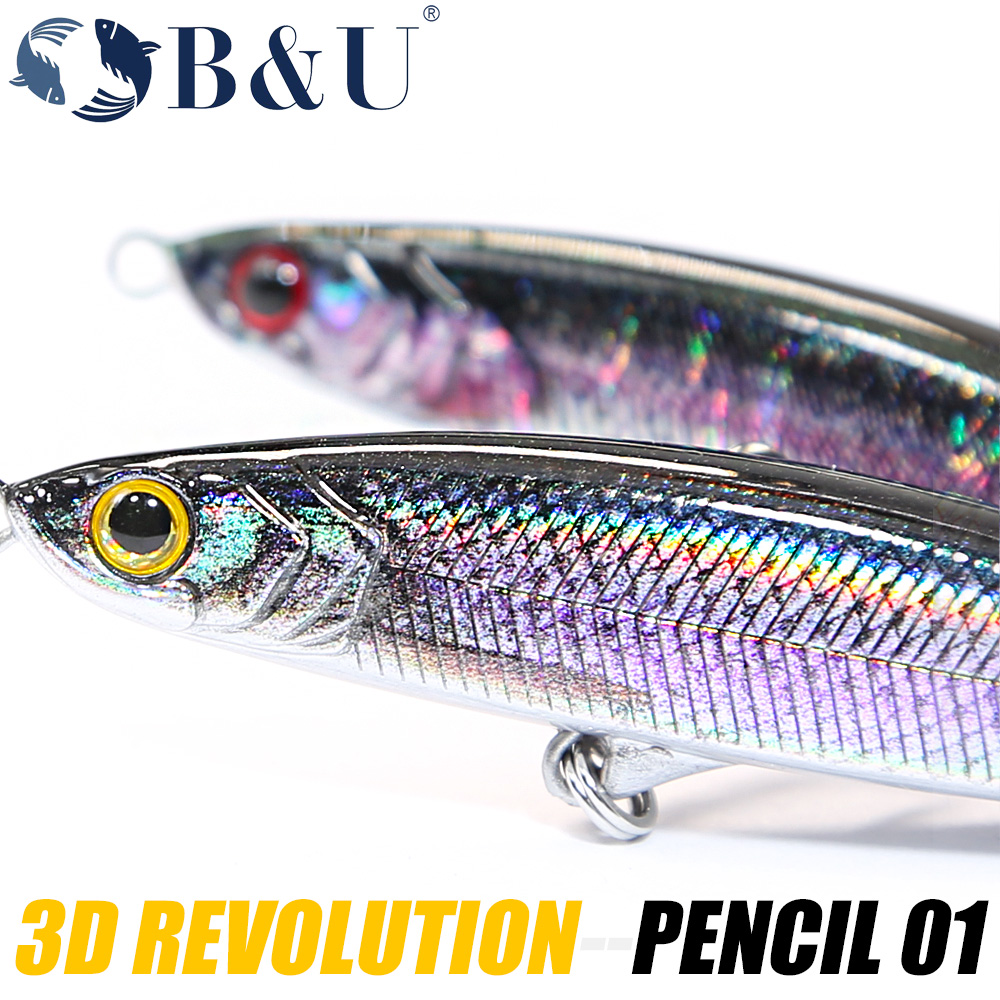 B&U Sinking Pencil Jerk Fishin - Fishing Lure Jerkbait review and price