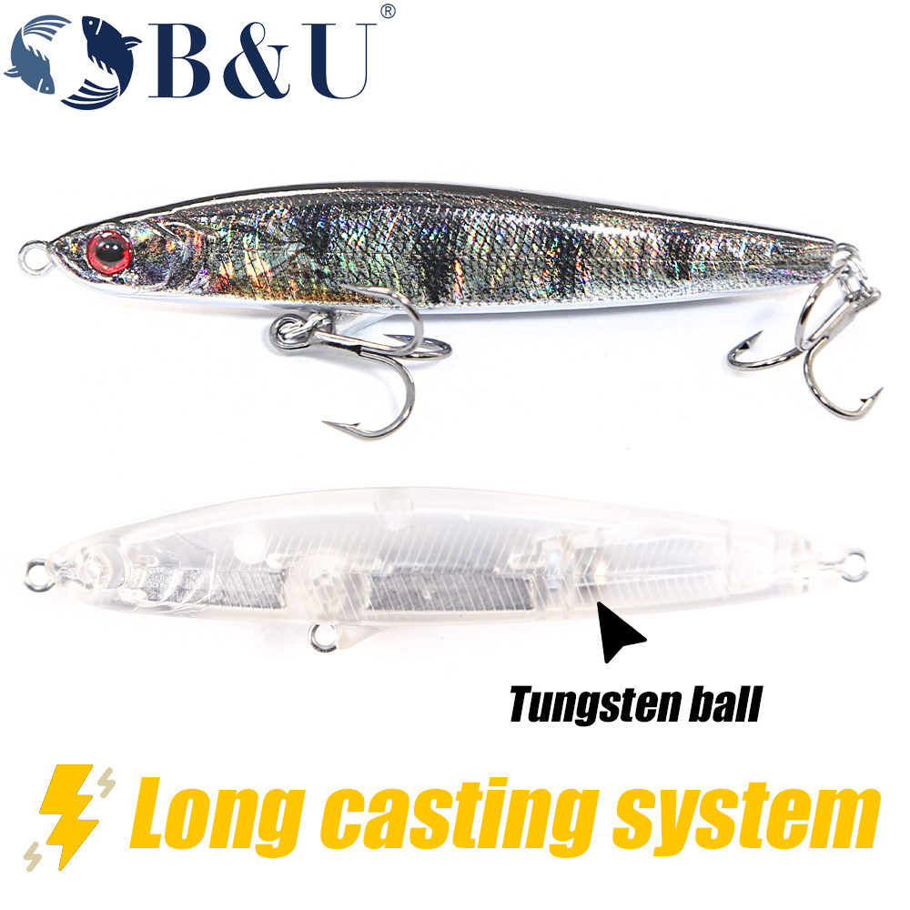 B&U Sinking Pencil Jerk Fishin - Fishing Lure Jerkbait review and price