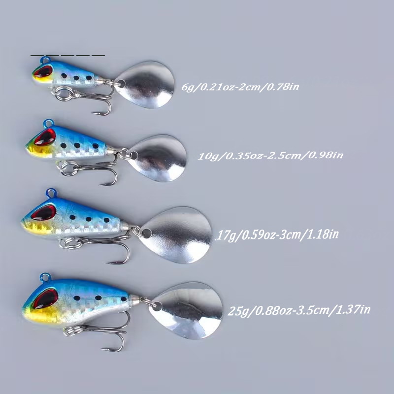 5/6pcs Mini VIB With Spoon Fis - Fishing Lure Spinnerbait review and price