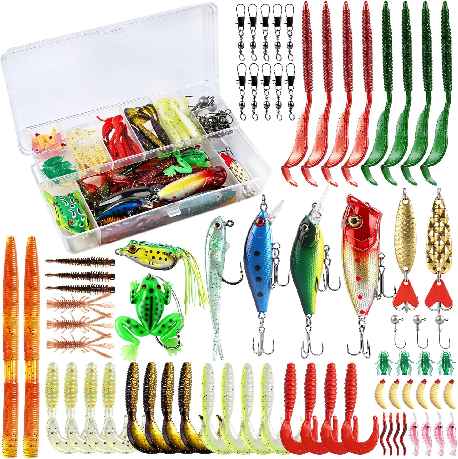 71Pcs Fishing Lures Kit with T - Fishing Lure Crankbait review and price
