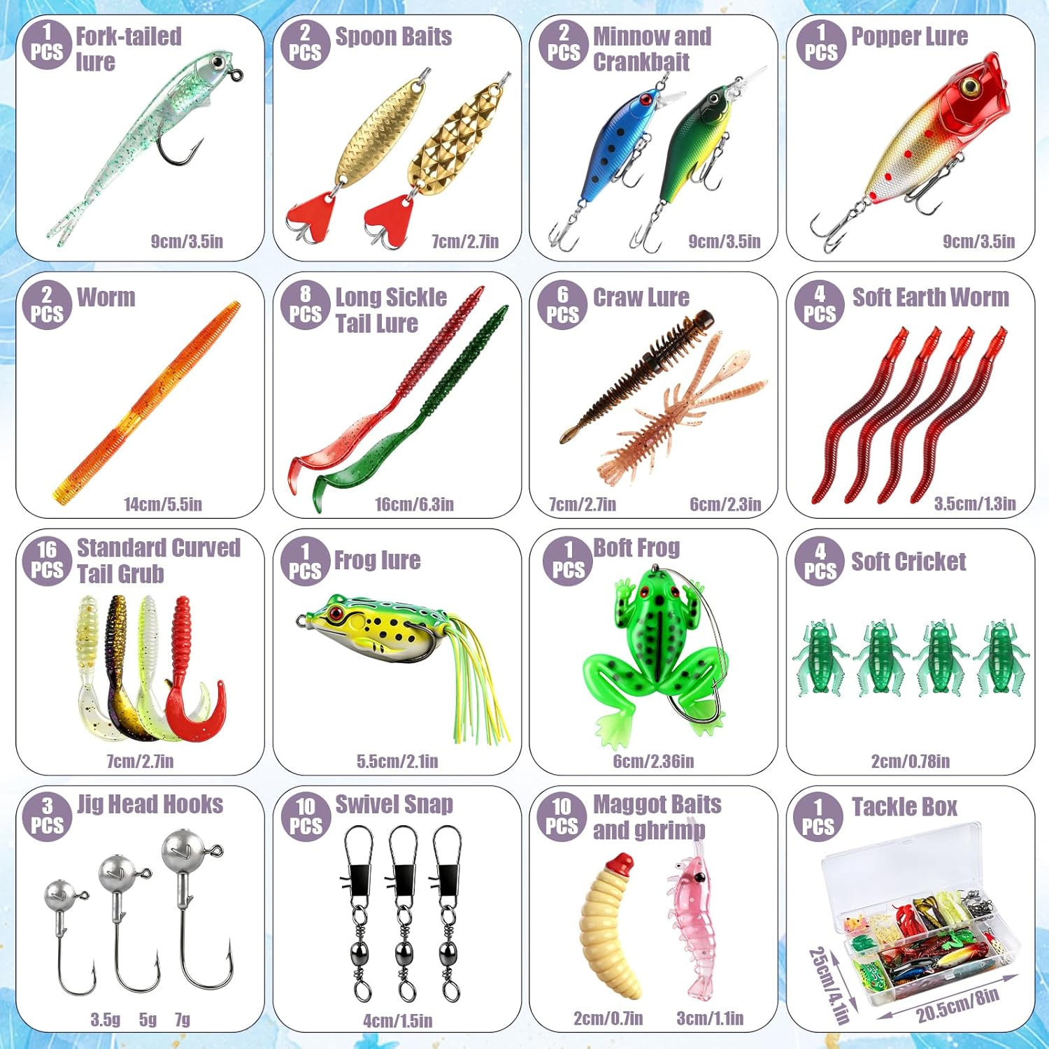 71Pcs Fishing Lures Kit with T - Fishing Lure Crankbait review and price
