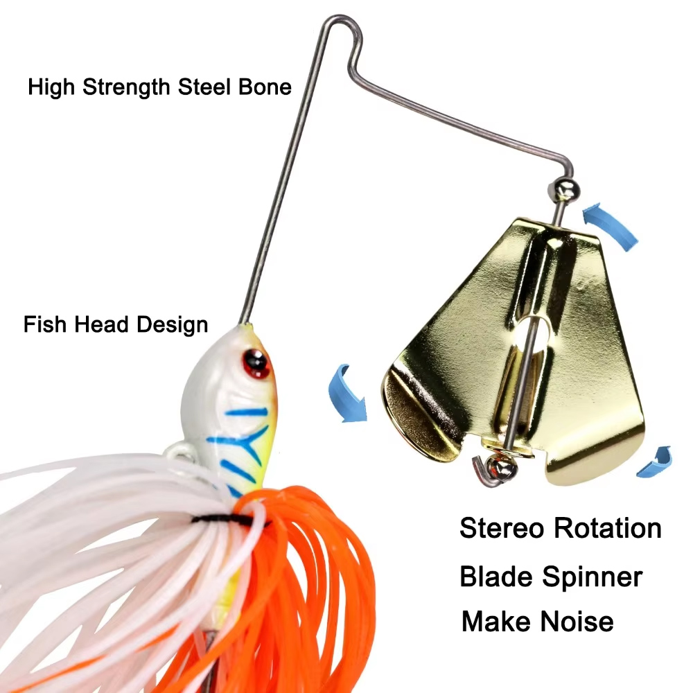 1pcs 12.8g Spinnerbait Fishing - Fishing Lure Blade Bait review and price