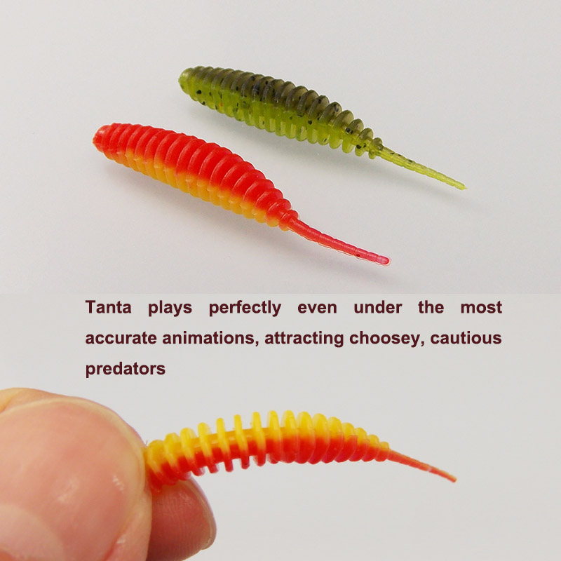 ESFISHING Fishing Tiny Worm Ba - Fishing Lure Soft Plastic review and price