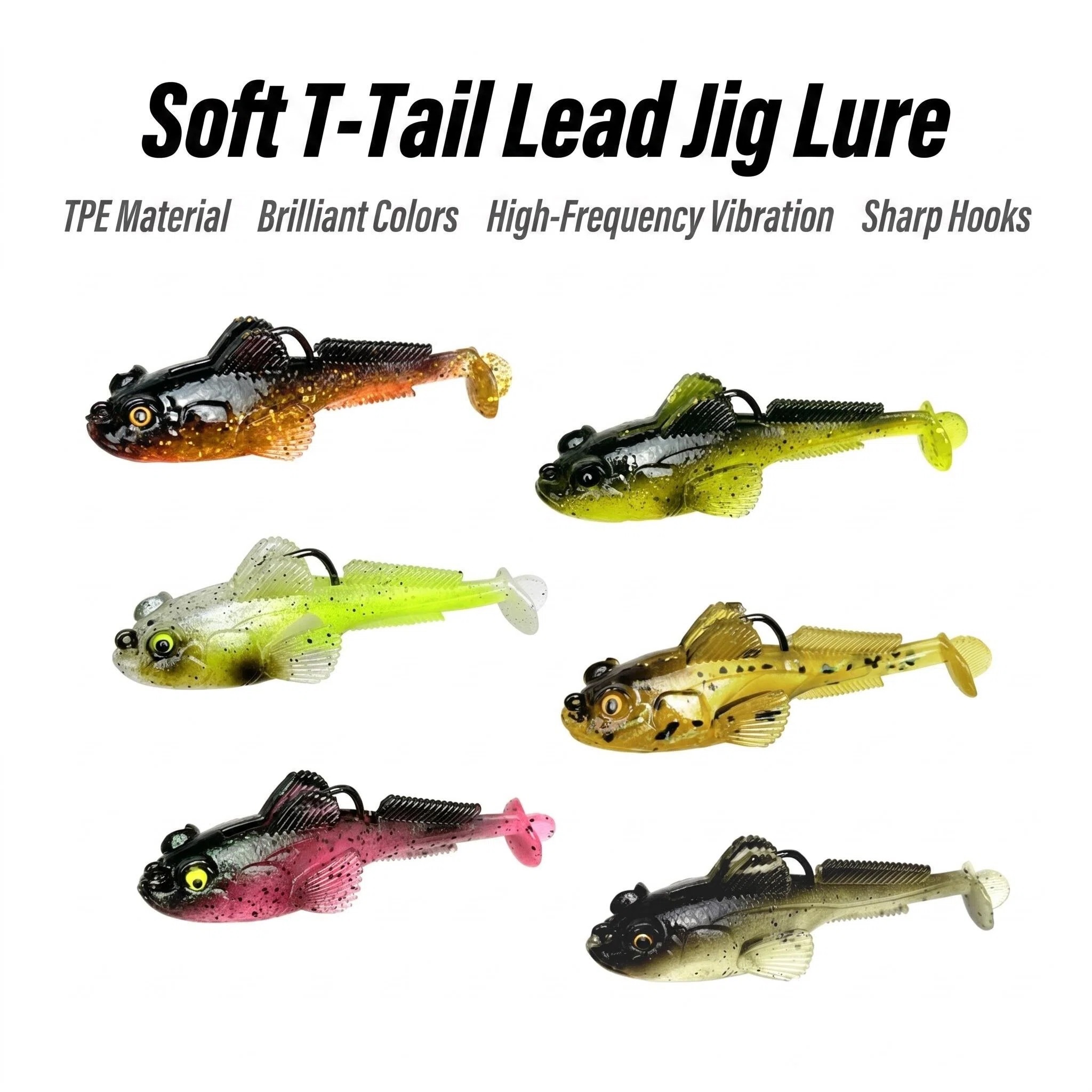 1pcs 10g13g18g Goby Lure Jig W - Fishing Lure Swimbait review and price