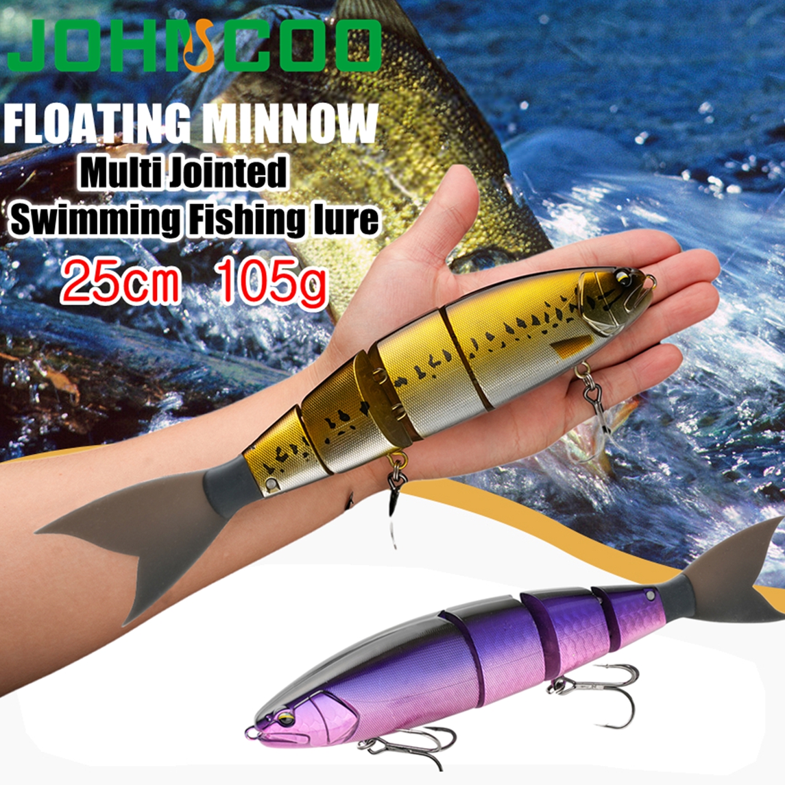 Johncoo Jointed Fishing Lure 2 - Fishing Lure Popper review and price