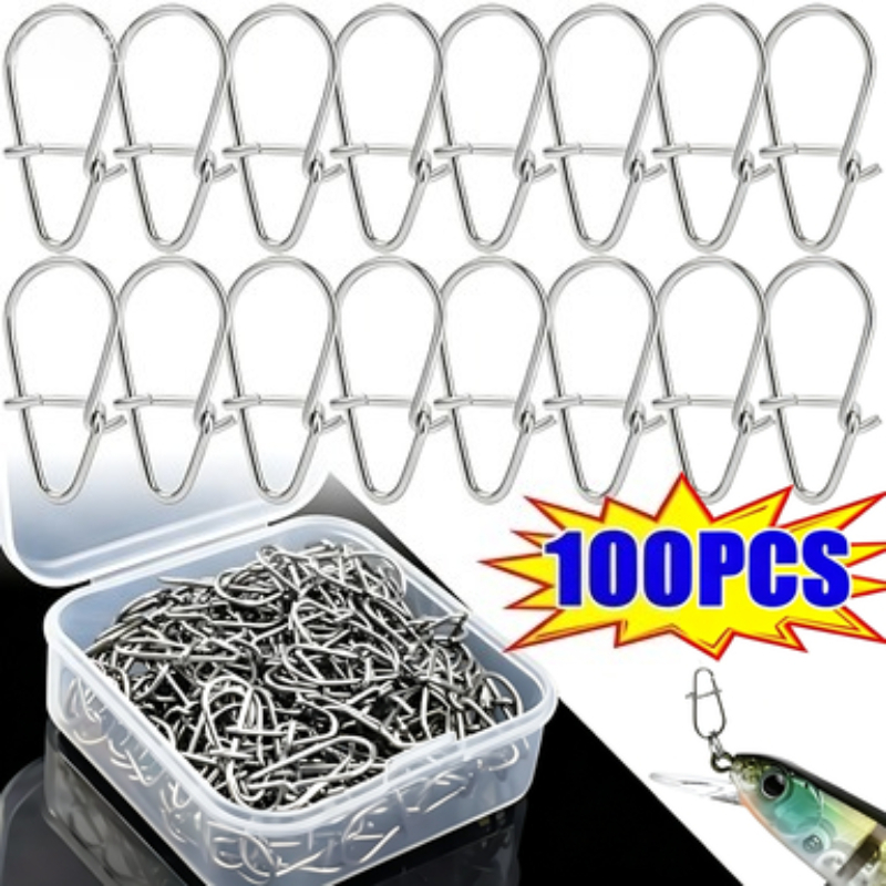 100PCS Stainless Steel Fishing - Fishing Lure Accessories review and price