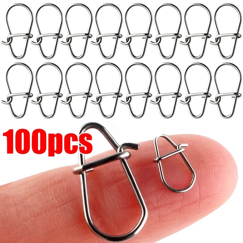 100PCS Stainless Steel Fishing - Fishing Lure Accessories review and price