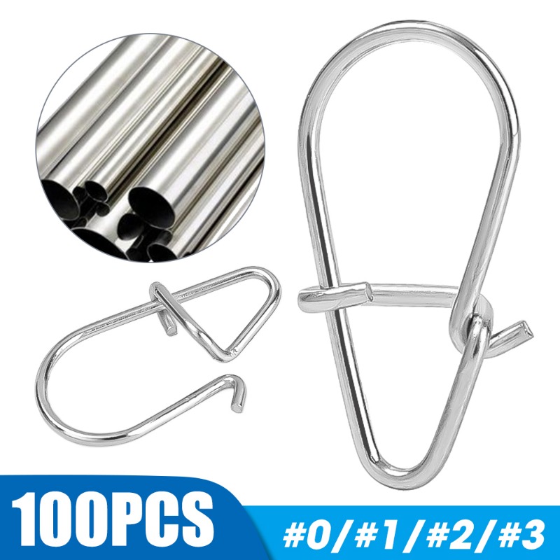 100PCS Stainless Steel Fishing - Fishing Lure Accessories review and price
