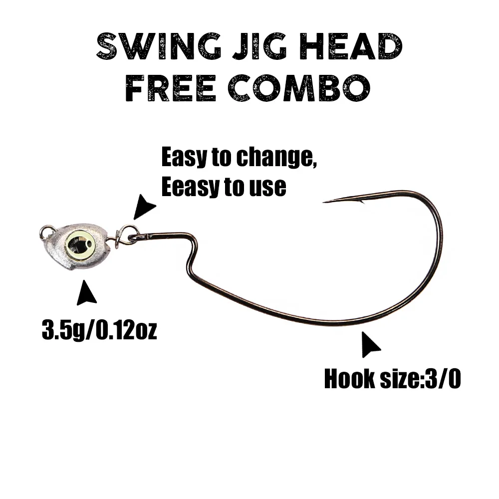 B&U Swing Jig head cheburashka - Fishing Lure Jig review and price